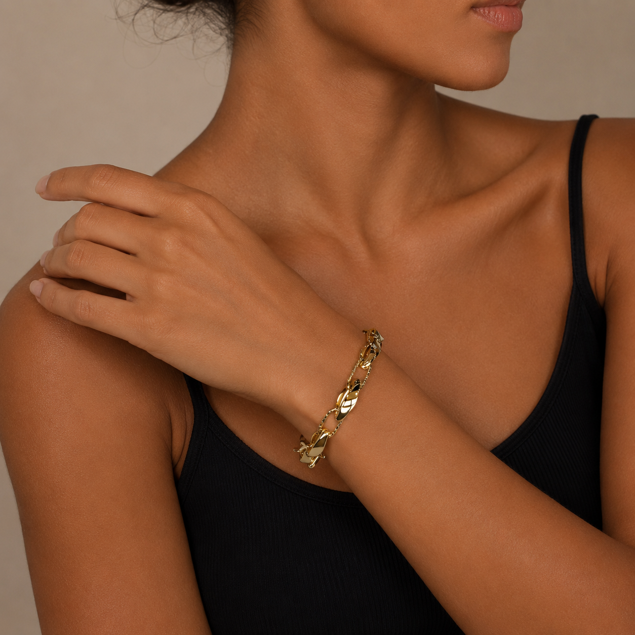 PENA Elegance Link 14 Ayar Altın Bileklik