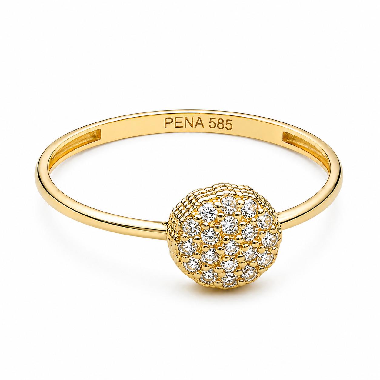 PENA Halo Core 14 Ayar Altın Yüzük