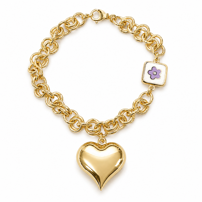 PENA Amour Charm 14 Ayar Altın Bileklik