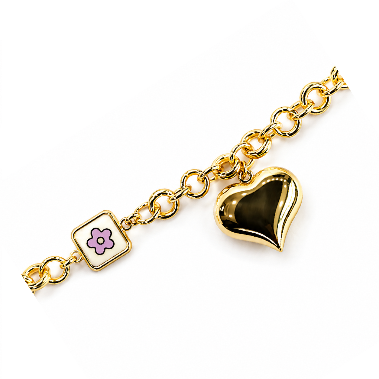 PENA Amour Charm 14 Ayar Altın Bileklik