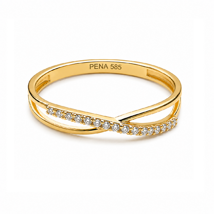 PENA Infinity Core 14 Ayar Altın Yüzük