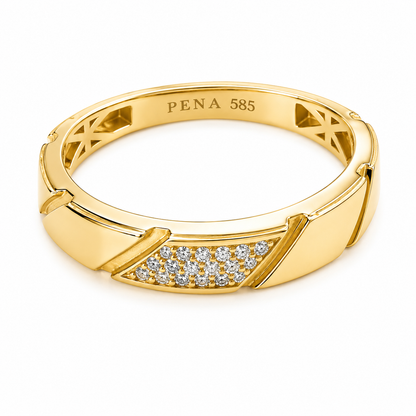 PENA Linea Spark 14 Ayar Altın Yüzük