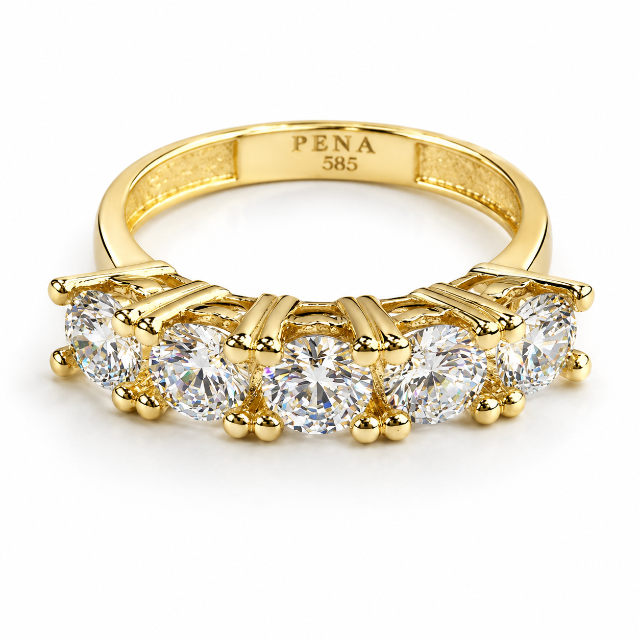 PENA Vela Crown 14 Ayar Altın Yüzük
